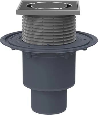 Obrázok produktu pre Hutterer & Lechner HL310N Podlahový odtok. DN50/75/110 umývadlo 123x123mm/115x115mm, 1 ks.