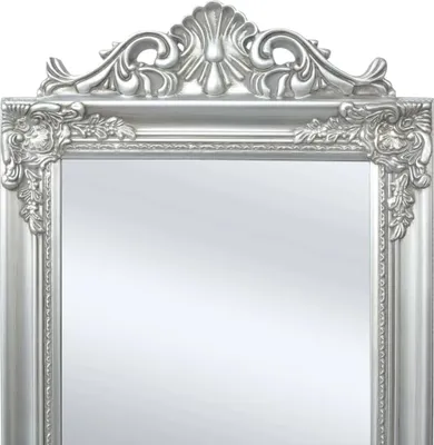 Produktbild von vidaXL Standspiegel im Barock-Stil 160x40 cm Silbern