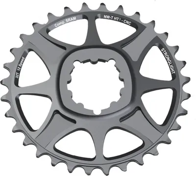 Produktbild von Stronglight Kettenblatt MTB Sram 1x12 direct mount 38Z 6mm offset grau HT³