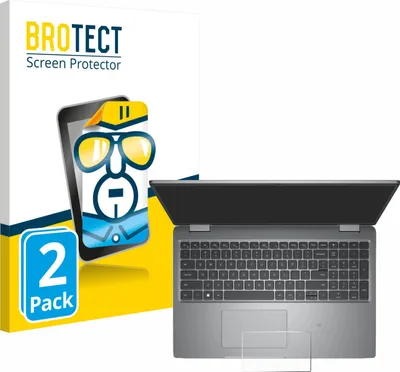 Produktbild von 2x Für Dell Latitude 5540 Touchpad Schutzfolie BROTECT Displayschutz Display Schutz Folie Klar Transparent