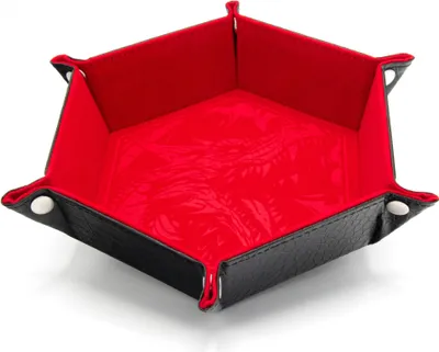 Produktbild von CritStones Faltbarer Würfelteller Dragon Skin Edition Red