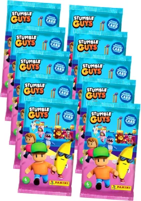 Produktbild von Panini Stumble Guys Karten Serie 1 - Sammelkarten Trading Cards - 10 Booster
