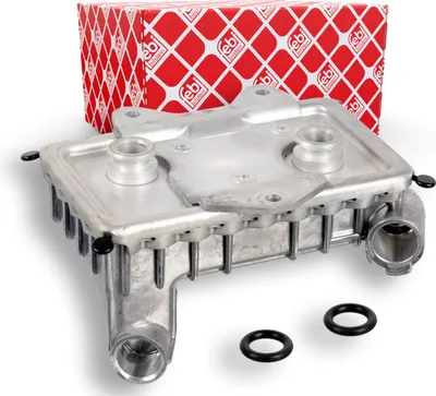 Produktbild von FEBI BILSTEIN 103250 Ölkühler Motoröl passend für MERCEDES-BENZ C-Klasse Limousine (W202) E-Klasse Limousine (W210) E-Klasse Limousine (W124)