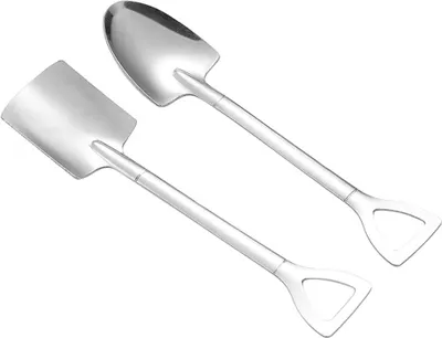 Produktbild von Dessertlöffel-Set, 20-teilig, 16 cm, Schaufelform, Edelstahllöffel, Eislöffel für Zuhause, Küche oder Restaurant
