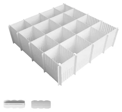 Schubladen-Organizer 10er Set, verstellbar, 38x11 cm