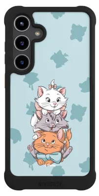 Produktbild von NIVOCASE Hülle für Samsung Galaxy S24+  Stoßfeste Handyhülle NIVOmax Case Schwarz Aristocats Disney Katze
