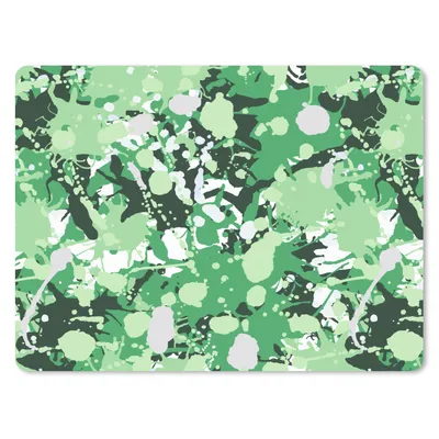 Produktbild von MuchoWow® Mauspad Mousepad Muster - Grün - Camouflage 23x19 cm - Mousepads - Maus Mat - Pad - Mausunterlage - Schreibtischunterlage - Mauspad