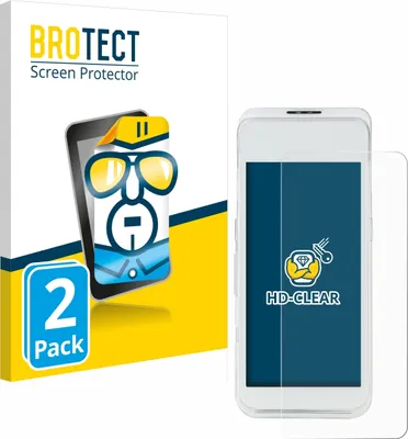 Produktbild von 2x Für Pax A920 Pro Schutzfolie BROTECT Displayschutz Display Schutz Folie Klar Transparent