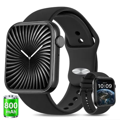 Produktbild von 2026 Smartwatch Herren Damen 1.83 " AMOLED Display Smartwatch 800mAh Smartwatch Herzfrequenz-/Atemübungen-/SpO2-/Schlafüberwachung für Android und iOS