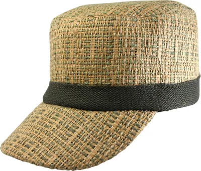 Produktbild von Army Military Cap - Modell 10 - Strohgeflecht - dunkel - Mütze