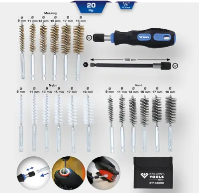 Produktbild von Brilliant Tools BT103000, 550 g, 20 Stück(e)
