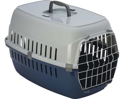 Obrázek produktu pro Přepravní box pro psy Dog Fantasy Carrier 58 x 35 x 37 cm modrý