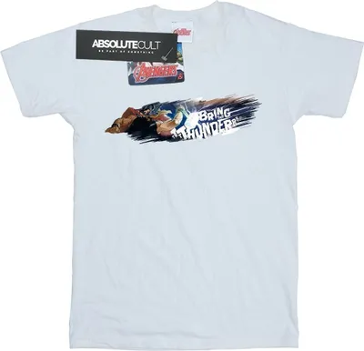 Produktbild von Marvel - "Bring The Thunder" T-Shirt für Herren BI5918 (XXL) (Weiß)