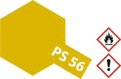 Produktbild von Tamiya PS-56 Mustard Yellow Sprühfarbe 100ml für Polycarbonat ( Lexan