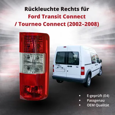 Immagine prodotto di Luce posteriore Luce posteriore destra con presa W per Ford Transit Connect / Tourneo Connect (2002-2008) | OEM: 1369221