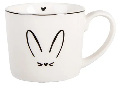 Produktbild von Clayre & Eef Tasse 275 ml Weiß Porzellan
