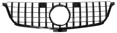 Imagen del producto de Rejilla delantera para Mercedes W166 ML 12-14, estilo GT-R Panamericana, color brillante.