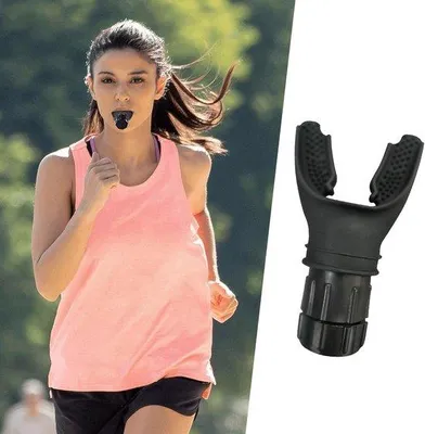Produktbild von Unyqoos® tragbarer Atemtrainer mit verstellbarem Widerstand zur Verbesserung der Fitness