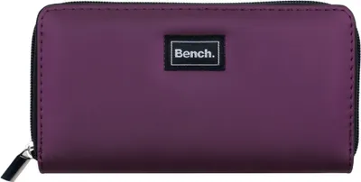 Produktbild von Bench Damen Geldbörse beere mit Reißverschluss, 8 Kreditkartenfächer, 19x9x1cm