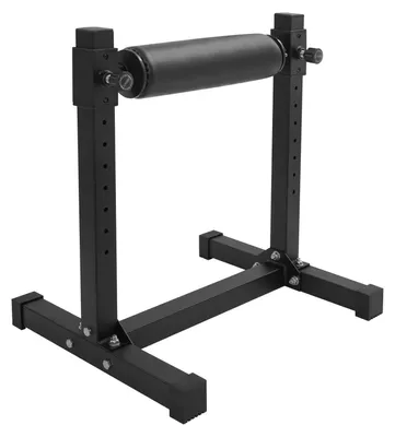 Image de Support pour fentes - Support pour squats sur une jambe - Équipement d'entraînement des jambes - Charge maximale : 200 kg - Pour salle de sport à domicile et salle de fitness - Unisexe - Noir