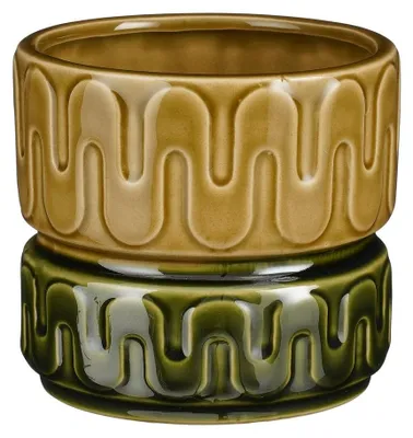 Nancy Topf rond Grün