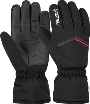 Produktbild von Reusch Fingerhandschuh Marisa mit langer Stulpe black/white/pink glo 7