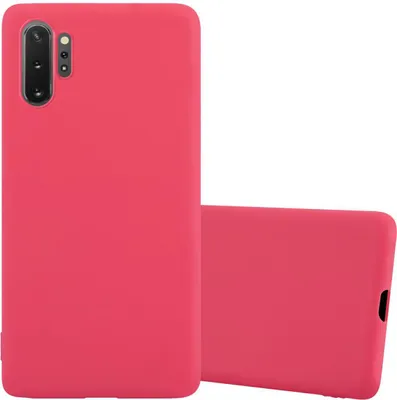 Produktbild von Cadorabo Hülle für Samsung Galaxy NOTE 10 PLUS Schutzhülle in Rot Handyhülle TPU Silikon Etui Case Cover