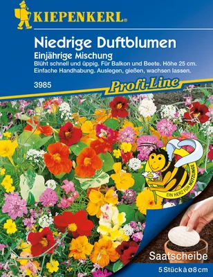 Produktbild von Niedrige Duftblumen Mischung (Saatscheibe) | Blumensamenmischung von Kiepenkerl