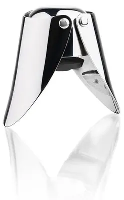 Image de Zone Denmark - Bouchon pour bouteilles de champagne Rocks, en acier inoxydable