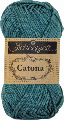 Produktbild von Scheepjes Catona 10g (391) - Deep Ocean Green