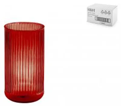 Immagine prodotto di H&H Set 6 Bicchieri Venus Rosso Cl47