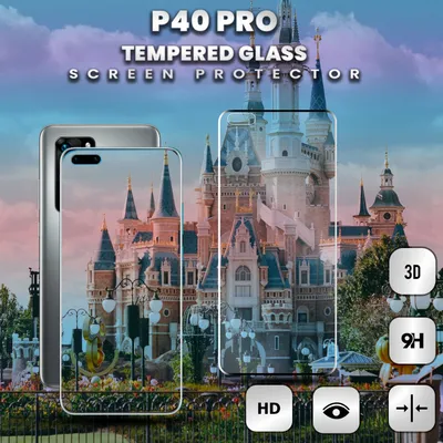 Produktbild von Huawei P40 PRO – gehärtetes Glas 9H – 3D-Displayschutz in Superqualität
