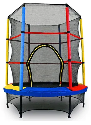 Immagine prodotto di Trampolini – Trampolini per bambini – Gonfiabili – Diametro 140 cm – Rete di sicurezza 125 cm – Resistente ai raggi UV