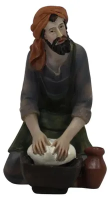 Produktbild von Handbemalte Krippenfiguren aus Polyresin für 11-12 cm Figuren