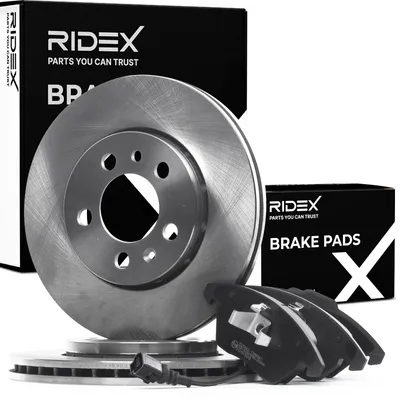 Produktbild von RIDEX Bremsenset Vorne Bremsscheiben Beläge Satz für VW Golf IV Schrägheck (1J1) 256mm