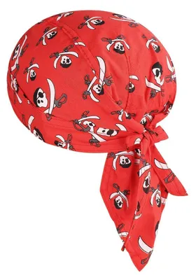 Produktbild von Kopftuch Bandana Cap Sport Stirnband Baumwolle Rot Schädel