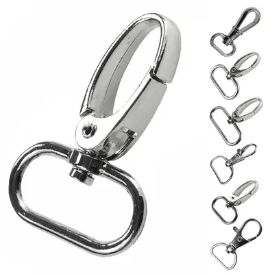 Produktbild von 1 Bolzen-Karabiner Karabinerhaken Größen Farbwahl - Gurtband Hundeleinen