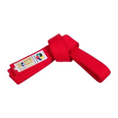 Obrázok produktu pre PUNOK Kumite WKF súťažný opasok červený [7] 320 cm