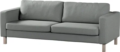 Produktbild von Dekoria Bezug für Karlstad 3-Sitzer Sofa nicht ausklappbar, kurz, blau, Bezug für Karlstad