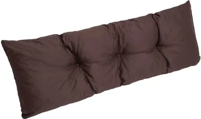 Zdjęcie produktu dla Poduszka na paletę brązowa | siedzisko 120x40cm | Poduszka ogrodowa | poduszka na europaletę | poduszka na palety | poduszka na ławkę