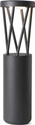 Image de Lampe d'allée LED Twist 10W 3000K IP65 gris foncé