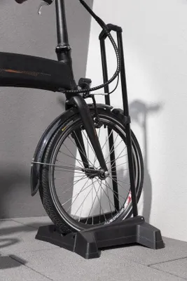 Produktbild von Famanu Fahrradständer für Innen und Außen, stabile Fahrradhalterung – Schwarz