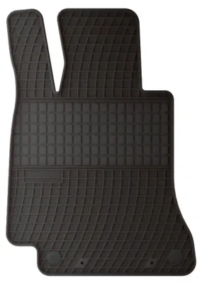 Produktbild von Fahrermatte Gummi für Mercedes C-klasa W205 2014-2021 (Kombi/Limousine) – Schwarz, passgenau – Wielganizator PilotPad