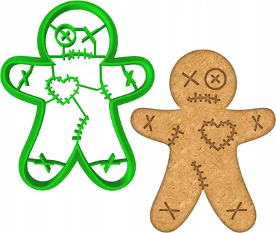 Image de Cookie Monster Emporte-pièce Bonhomme Pain d'Épices Noël 8cm