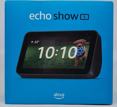 Obrázok produktu pre Amazon Echo Show 5, Amazon Alexa, Obdĺžnik, Antracit, Nemčina, Angličtina, Španielčina, Francúzština, Taliančina, Android, iOS, 14 cm (5.5")