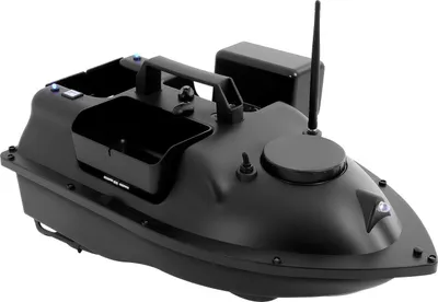 Produktbild von Ferngesteuertes Futterboot RC - Köderboot zum Angeln - 5200 mAh Akku - 500 m Reichweite - ABS Kunststoff - Schwarz