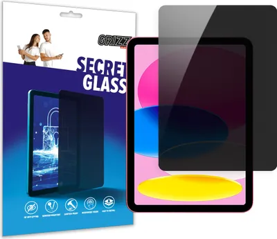 Zdjęcie produktu dla Szkło prywatyzujące GrizzGlass SecretGlass dla Apple iPad (10. generacji)