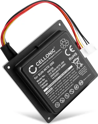 Produktbild von CELLONIC 1x Akku für Lautsprecher Kompatibel mit JBL PartyBox 100, SUN-INTE-260 - (2600mAh, 14.4V)
