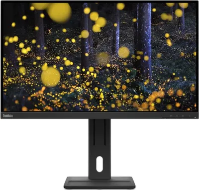 Produktbild von Lenovo ThinkVision E27q-20 Monitor, 68,6 cm (27 Zoll), 2560x1440, 75 Hz, 4 ms, IPS, HDMI, DisplayPort, Audio-Ausgang, Flimmerfrei, Blaulichtfilter, Ergonomischer Standfuß, Lautsprecher, Ultraschlank, Kabelführung