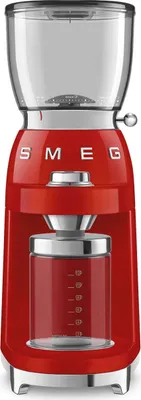 Produktbild von Smeg CGF11RDEU Kaffeemühle de 150 W Rot, Transparent